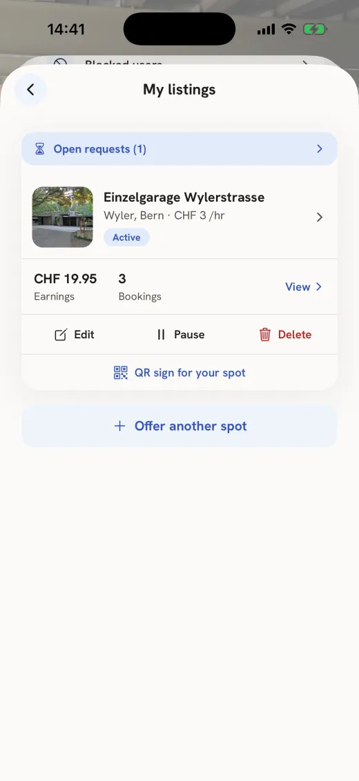 parkbro-App: Portfolio at a glance