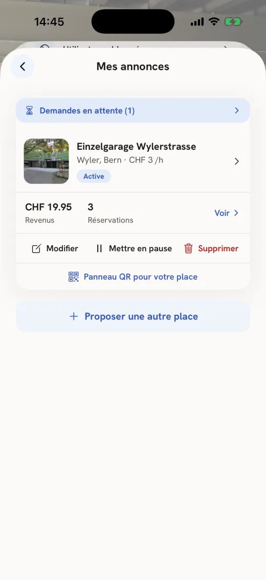 parkbro-App: Votre parc en un coup d’œil